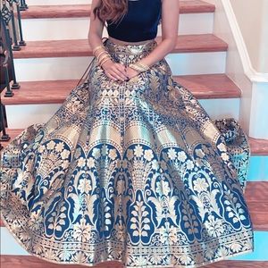 Indian brocade lehenga